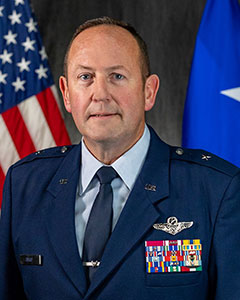 Brigadier General Paul M. Bishop, Chief of Staff, New York Air National Guard