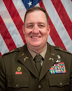 Lieutenant Colonel Marshall Hunt, 42nd Infantry Division (NY) Chief of Staff
