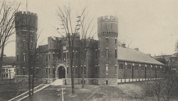 Postcard of Amsterdam Armory