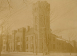 Exterior of Binghamton Washington Street Armory