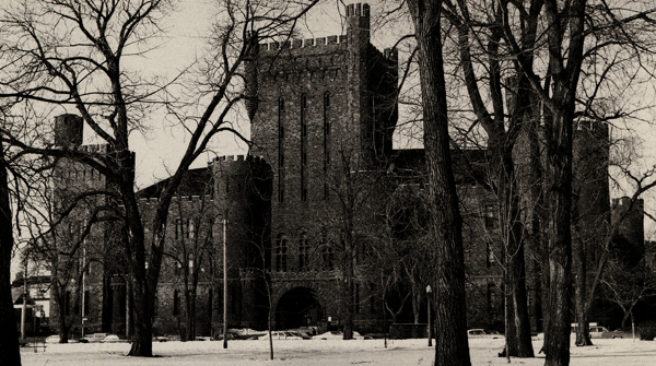 Postcard of Buffalo Connecticut Street Armory