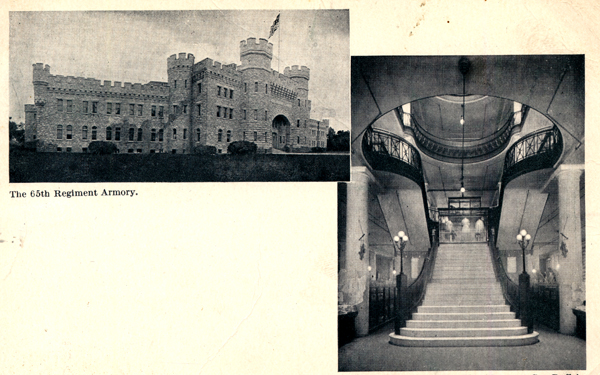 Postcard of Buffalo Masten Avenue Armory