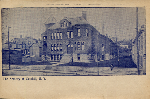 Postcard of Catskill Armory