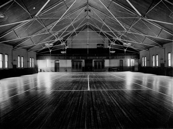 Interior of Cohoes Armory