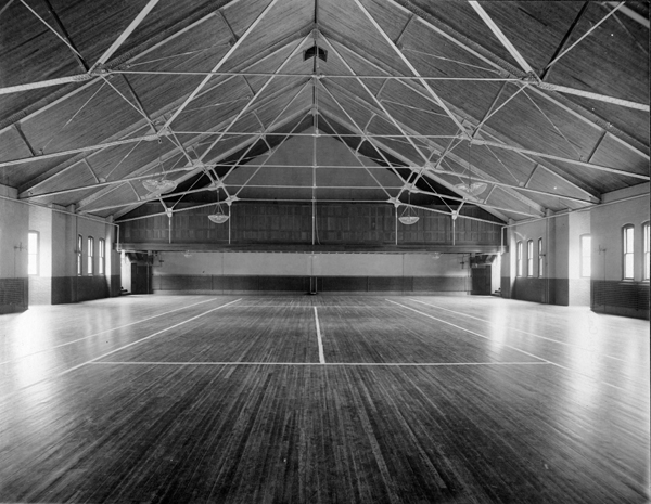 Interior of Cohoes Armory
