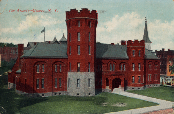 Postcard of Geneva Armory