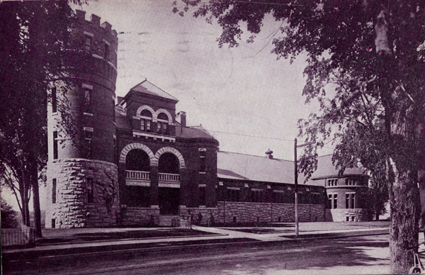 Postcard of Glens Falls Armory