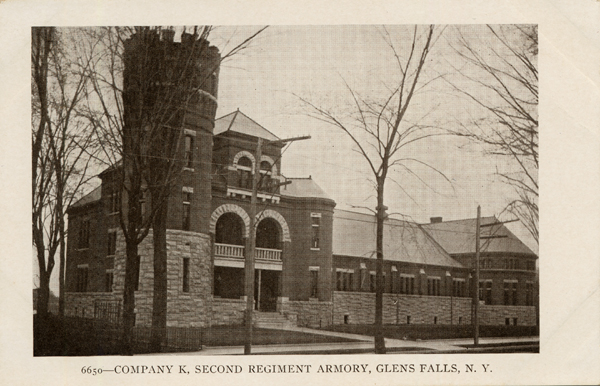 Postcard of Glens Falls Armory