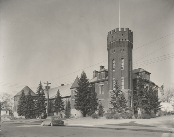 Exterior of Hudson Armory