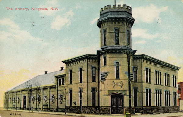 Postcard of Kingston Broadway Armory