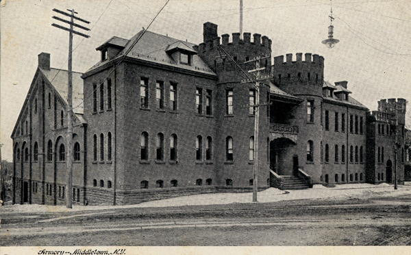 Postcard of Middletown Armory