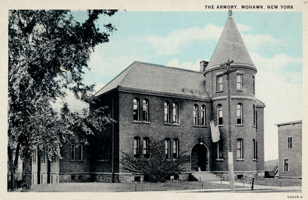Postcard of Mohawk East Main Armory