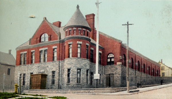 Postcard of Mount Vernon Armory