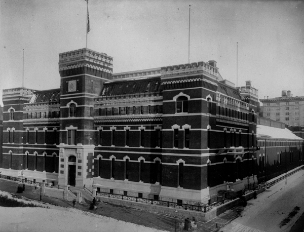 New York City Park Avenue, 7th Regiment, Armory Reconstructed Exterior