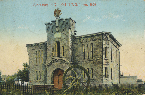 Postcard of Ogdensburg Arsenal