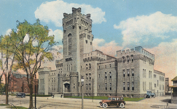 Postcard of Rochester East Main Street Armory
