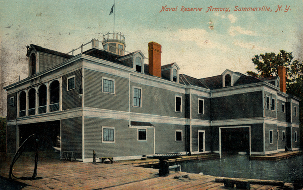 Postcard of Summerville Armory/Boathouse