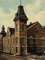 Postcard of Auburn Armory
