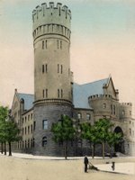Postcard of Brooklyn Bedford Avenue, 23rd Regiment, Armory