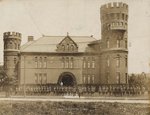 Niagara Falls Main Street Armory with Crenelated Parapet