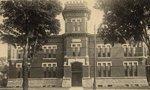 Postcard of Watertown Armory