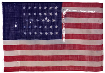 14th Regiment Heavy Artillery Camp Color Flag