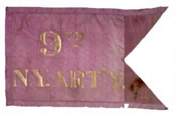 9th Regiment Artillery (Heavy), NY Volunteers - Marker Flag 1