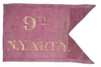 9th Regiment Artillery (Heavy), NY Volunteers - Marker Flag 2