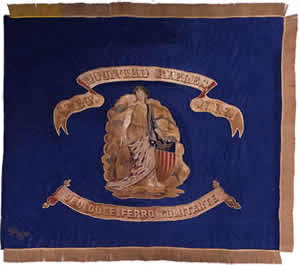 1st Mounted Rifles Regimental Flag