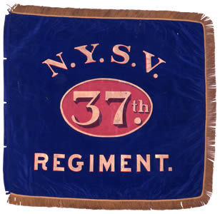 37th Regiment, NY Volunteer Infantry flank marker