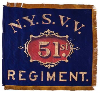 51st Regiment NY Volunteer Infantry, Battle Flag - NY Military Museum ...