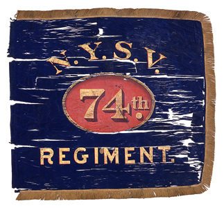 74th Regiment NY Volunteer Infantry - Flank Marker