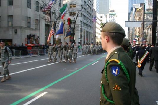 Irish Defense Forces join 'Fighting 69th' in NYC