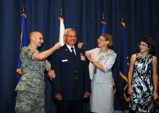 NewYork Air Guard General Pins On Second Star