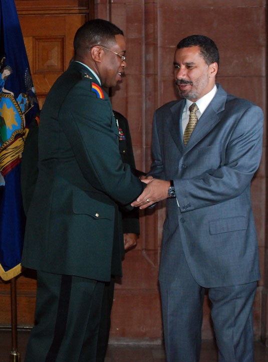 Governor Recognizes Rainbow Soldier's Promotion