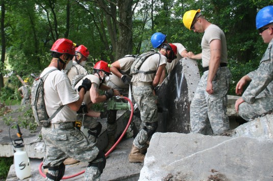 Engineers Train For Search and Rescue