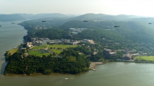 New York Army Guard Blackhawks Over West Point