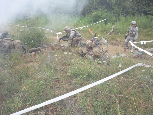 Signal Soldiers Conduct Tactical Training at Drum