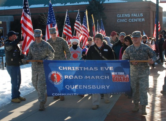 Christmas Eve Roadmarch Honors Troops, Veterans