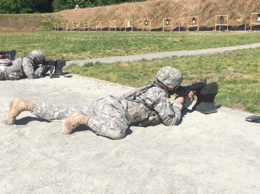 On the Range at Annual Training