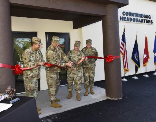 Counterdrug headquarters reopened 