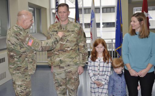 Officer promoted to Lt. Colonel 