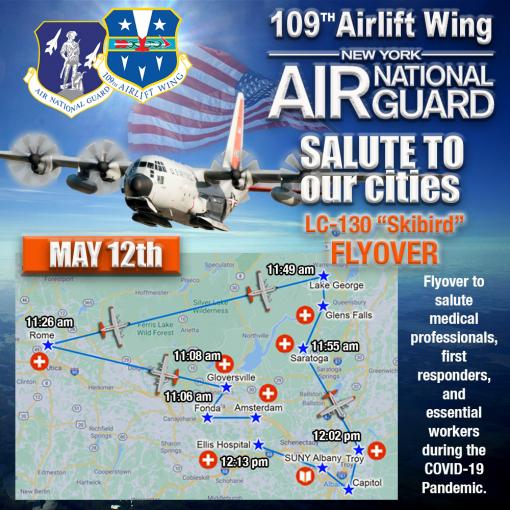 May 12 flyover salutes essential workers 