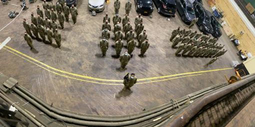 1st Formation at Camp Smith