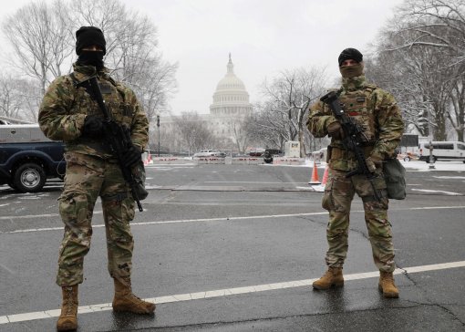 27th Brigade Soldiers on duty in DC