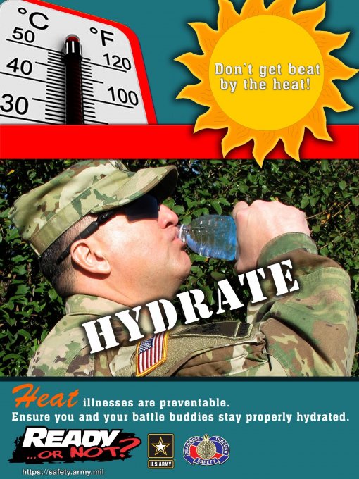 Hydrate and beat the heat 