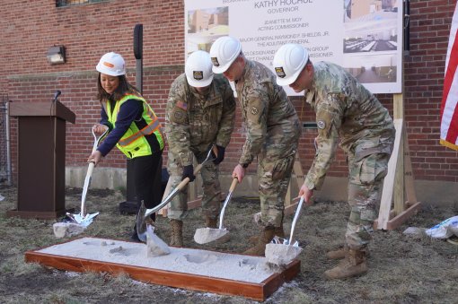 Adjutant General breaks ground on building work 