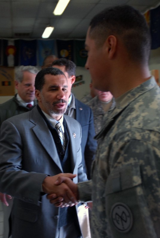 Governor Meets with Guard Members in Afghanistan