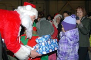 The 107th airlifts Santa Claus