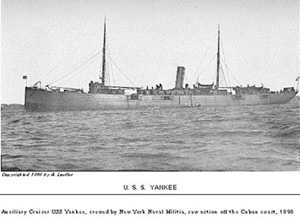 The USS Yankee, Crewed by the New York NAval Militia, 1898